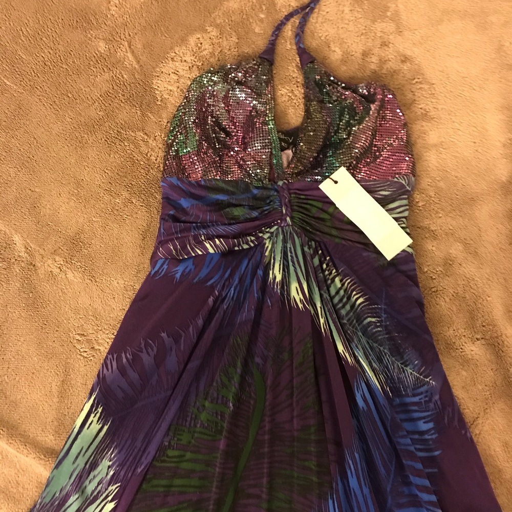 NWT Sky silk short dress or top